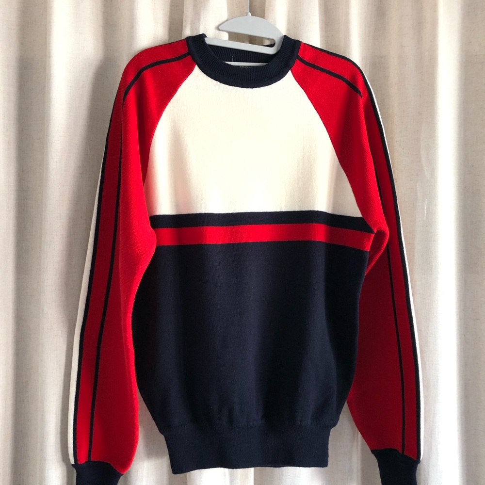 Vintage High Sierra for Mervyns Men's Colorblock Crewneck Sweater